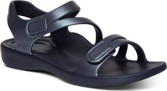 Aetrex Womens Jillian Sport Sandal In Navy