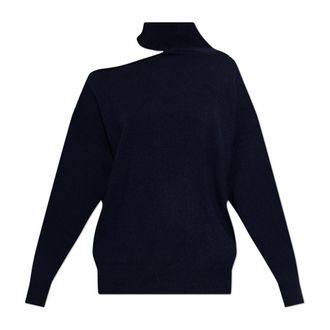 Lisa Yang Cashmere Knitwear, female, Blue, Size: 2XS Turtleneck Alvia