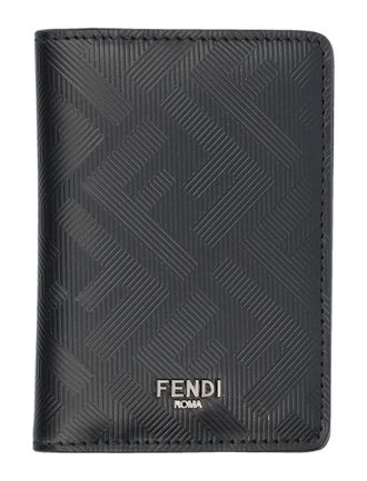 折りたたみ財布 FENDI Wallets Women Leather Black Shop Women's Designer Black Wallets | FENDI US