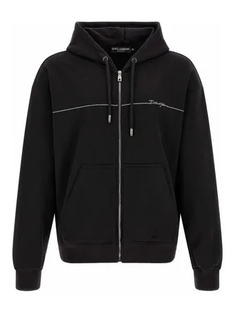 Dolce & Gabbana Logo Embroidery Hoodie