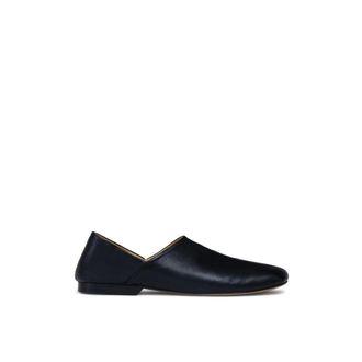 Christophe Lemaire Mist Slippers - Shoes - Hombre - Negro - 41 EU