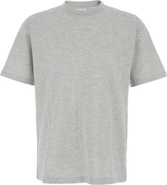 Saint Laurent Cassandre T-shirt met ronde hals - Grijs