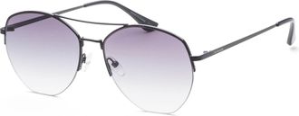 Calvin Klein Mens 57mm Black Sunglasses