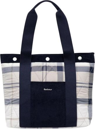 Barbour Healy Tote - Dames - Shoppers - Blauw - ONE Size - Polyester - Tassen