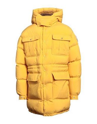 Moncler White puffer jacket with braids in cotton blend from