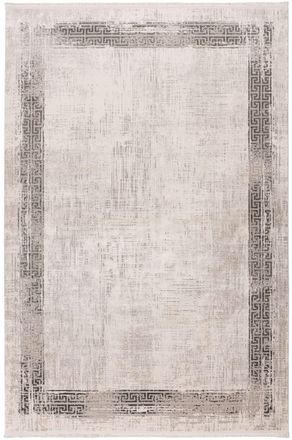 LALEE Hochwertiger Viskose Design Teppich Venezia 902 - Silver