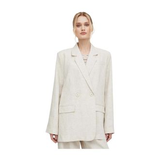 Gestuz Dames, Jassen, Beige, Maat: L
