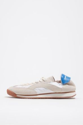 Bimba & Lola Suede & Nylon Elastic Sneakers in Off White at Nordstrom, Size 40