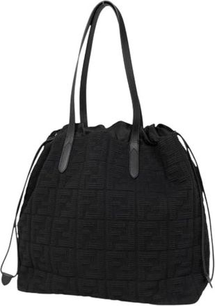 Fendi Pre-owned Tote Bags, female, Black, Size: ONE SIZE Pre-owned Vintage Tote Bag