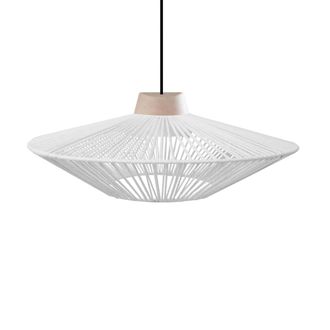 Tosel Suspensi&oacute;n metal Alt.90cm natural ;Pantalla: blanco