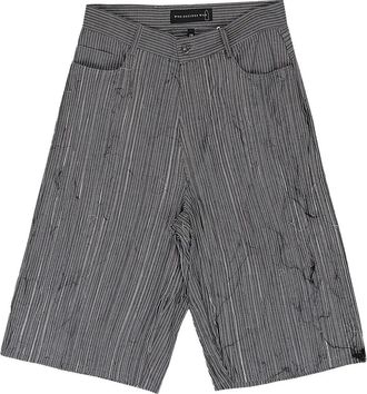 Who Decides War by Ev Bravado Shorts con cuciture a vista - Grigio