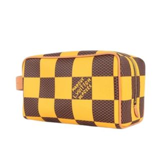 Louis Vuitton Vintage, unisex, Geel, ONE Size, Pre-owned Vintage Canvas Clutch