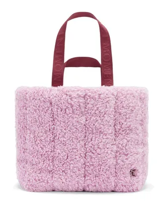 Perfect Moment Borsa tote in finto shearling - Rosa