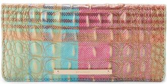 Brahmin Ady Croc Embossed Leather Wallet in Picnic at Nordstrom