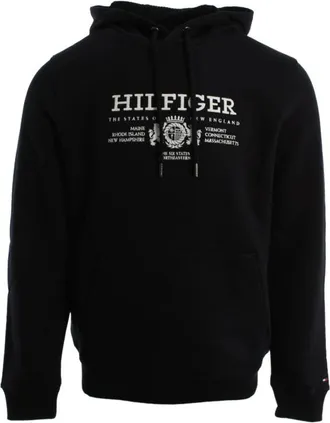 Tommy Hilfiger Hoodies - Heren - Hoodies - Blauw - S - Katoen - Hoodies & sweatvesten
