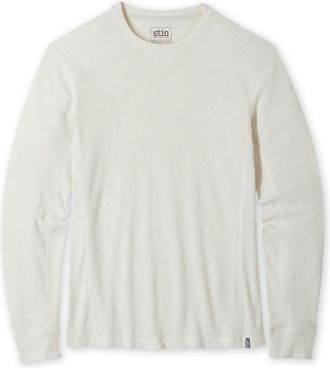 Stio | Mens Wister Waffle Long Sleeve Top, Size Extra Large in Mountain Goat