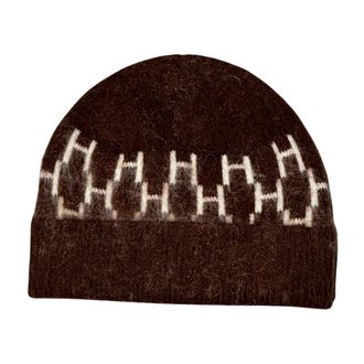H&eacute;st Gera Muts - Dames - Hoeden - Bruin - ONE Size - Wol - Accessoires