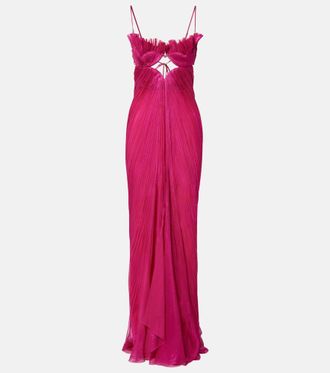 Maria Lucia Hohan Lupita draped silk gown