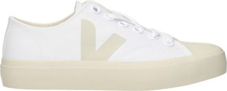 Veja Witte Stoffen Lage Sneakers