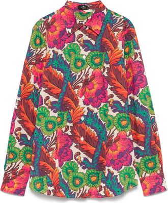 Etro Camicia con stampa - Rosso