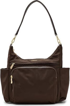 Baggallini Nolita Convertible Hobo Cross Body Womens Handbags Ganache Twill, Nylon