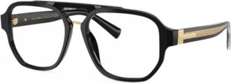 Dolce & Gabbana Eyeglasses - Heren - Brillen - Zwart - 56 MM - Accessoires