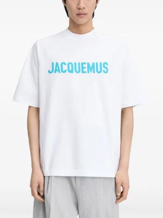 Jacquemus Mens Le t-shirt Typo in White