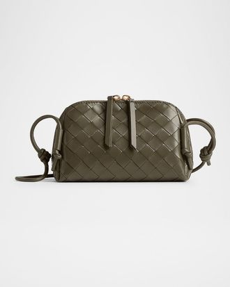 Bottega Veneta Zip Leather Pouch Shoulder Bag