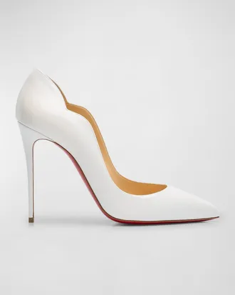 Christian Louboutin 100mm Hot Chick Patent High-Heel Pumps