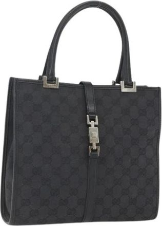 Gucci Pre-owned Handbags, female, Black, Size: ONE SIZE Pre-owned Vintage Hand Bag