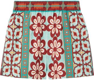 La DoubleJ Korte Broeken, Dames, Veelkleurig, XL, Katoen, Pull-Up Shorts