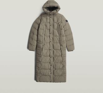 G-Star Whistler Long Puffer - Bruin - Dames