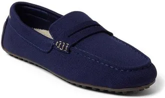 Dearfoams Hazel Stretch Knit Driving Loafer Slipper in Peacoat at Nordstrom, Size 10