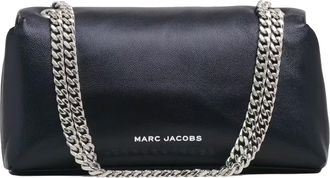 Marc Jacobs Womens Mini Shoulder Bag Scene Chain Black Lamb Leather