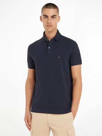 Tommy Hilfiger Poloshirt TOMMY HILFIGER 1985 REGULAR POLO, Herren, Gr. XL (54), blau (desert sky), Piqu&eacute;, Obermaterial: 97% Baumwolle, 3% Elasthan, Basic, normal, Sh