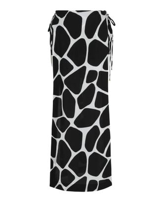 Valentino Patterned Maxi Skort