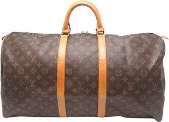 Louis Vuitton Brown Monogram Boston Bag (Pre-Owned)