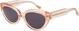 Scotch & Soda Accessoires, Dames, Roze, ONE Size, Roze Cat Eye Zonnebril