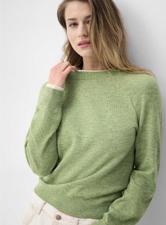 Vero Moda Womens Contrasting trim overlaid effect sweater