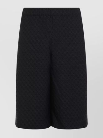 Alexander McQueen pyjama style knee length shorts