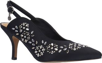 J. Reneé Solara Pointed Toe Slingback Pump in Black at Nordstrom, Size 10.5