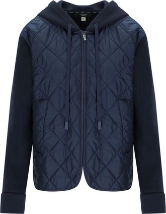 Weekend by Max Mara GIACCA CON CAPPUCCIO EDITO BLU MAX MARA WEEKEND