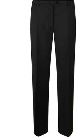 Jil Sander Straight-Leg Trousers with Concealed Fastening and Polished Finish