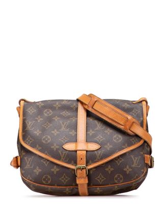 Louis Vuitton 1988 Monogram Saumur 30 crossbody bag - women - Leather/Canvas - One Size - Brown