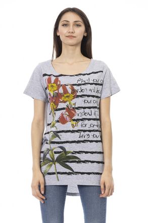 Trussardi Grijze Katoenen T-Shirt