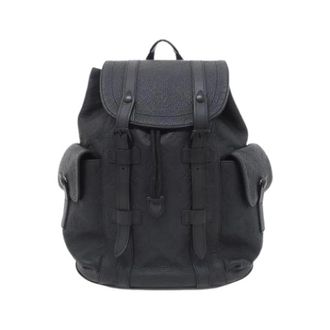 Louis Vuitton Pre-owned Christopher Monogram Taurillon Rugzak - Dames - Vintage Rugzakken - Zwart - ONE Size - Vintage