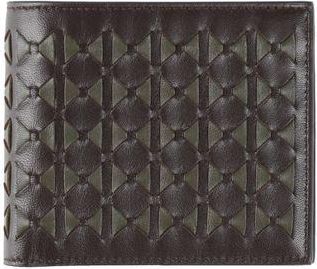 Serapian BILLFOLD 8CC MOSAICO BLACK/AMARANTH