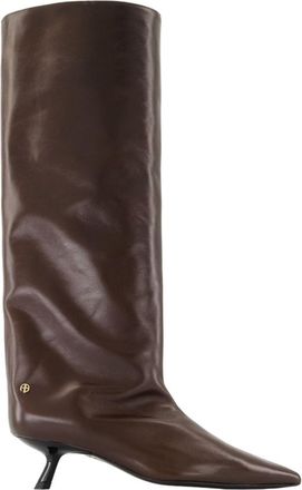 Anine Bing Tall Hilda Boots - ANINE BING - Leather - Brown