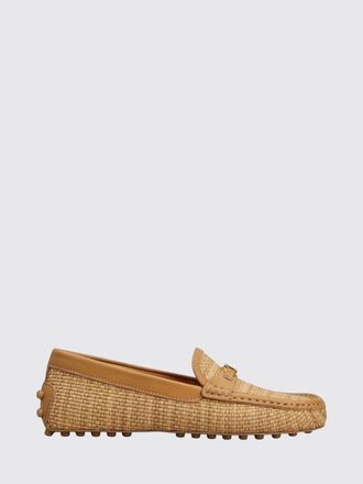 Tod's Mocassino driver in rafia e pelle