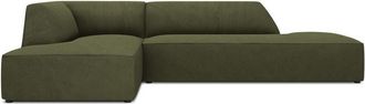 BLOOMINGLOFT 4-Sitzer Ecksofa mit Ottomane Sao 273 x 180 cm, mit Cordbezug - Eckteil links
